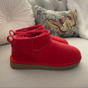 ugg samba red boots
